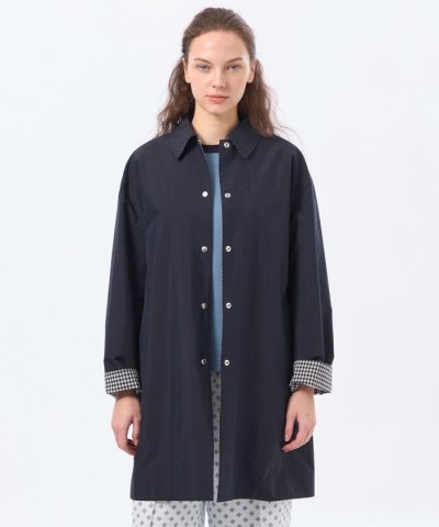 【BAWTRY(バウトリー)】コットンポプリンステンカラーコート