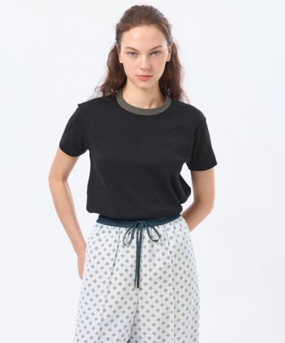 ラッケンブースリンガーネックTシャツ