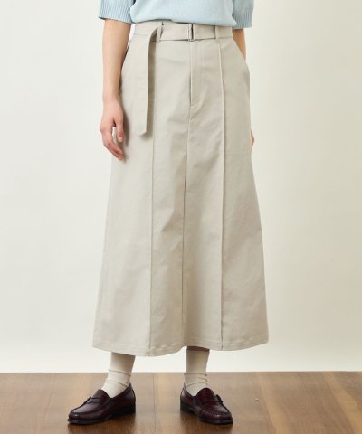 GREY LABEL ベルテッドチノスカート