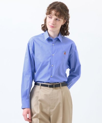 【WEB&一部店舗限定】バッキンガムベア ワッペンレギュラーカラーシャツ