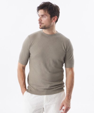 【PRIMA COLLECTION】シルクモックネックニット