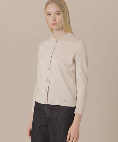 【WEB・一部店舗限定】スビンコットンニットカーディガン