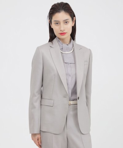 【WEB・一部店舗限定/防しわ性】ライトダブルウールIV　ジャケット