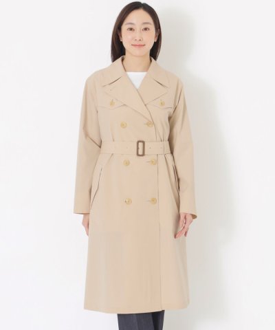 ＜アンブレラコート＞ダブルトレンチササールコート