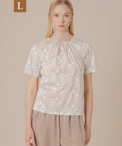 【L】【BIBURY FLOWER】バイブリーコットンTシャツ