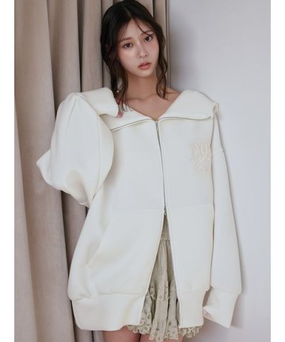 ボリュームパーカーワンピース