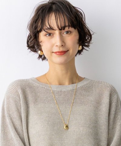 メタルトップ ドロップ ネックレス