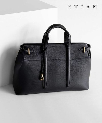 【ETIAM】シュリンク サイドベルトブリーフケース《Unite》