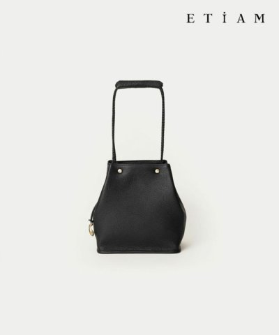 【ETIAM】シュリンク ドローストリングバッグ《Cocoon》