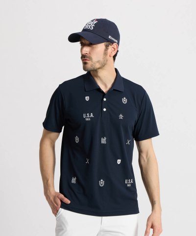 マンシングウェア MUNSINGWEAR Sunscreen NIR 飛び刺繍半