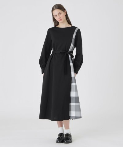 【一部店舗限定】パーシャルチェックポンチドレス