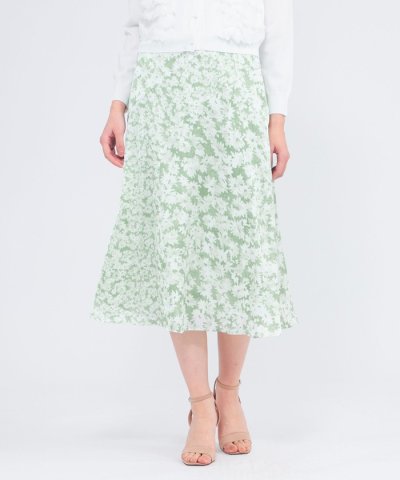 デイジープリント Aラインスカート