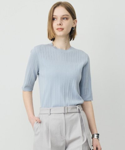 レースパターン ニット