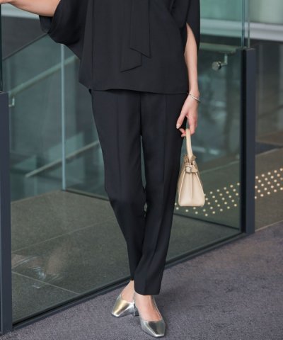 【WEB限定カラーあり】FluidBackSatin ドロストパンツ