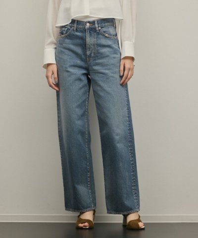 ワイドストレートデニムパンツ