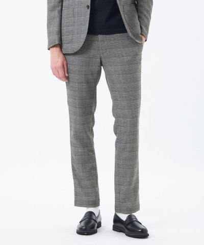 テーラードジャージーパンツ グレンチェックカラミ