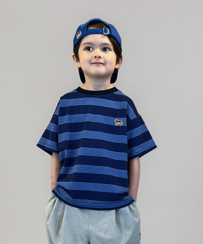 グルーヴィーカラーズ GROOVY COLORS Striped Tee