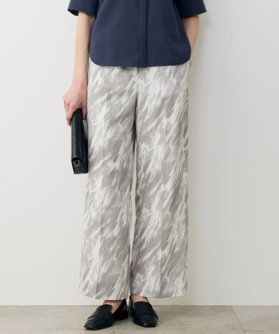 【WEB限定カラーあり】FluidBackSatin ワイドパンツ