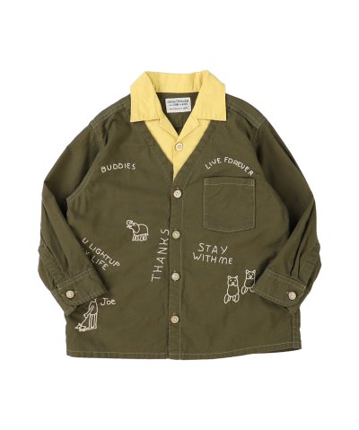 デニムダンガリー DENIM DUNGAREE Sheeting Scribbl