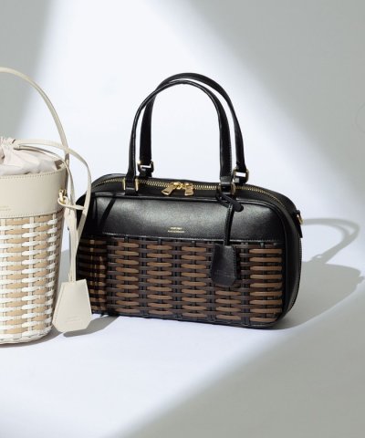 【Oggi掲載】バスケットメッシュ ボストンバッグ