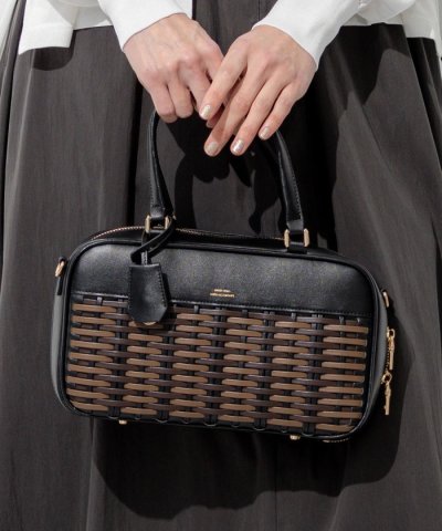 【Oggi掲載】バスケットメッシュ ボストンバッグ