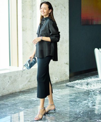 【カタログ掲載・スタッフ人気・素材アップデート】ライトリブストレッチタイト スカ