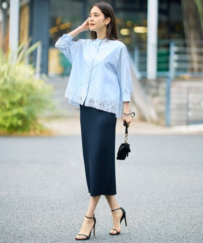 【カタログ掲載・スタッフ人気・素材アップデート】ライトリブストレッチタイト スカ