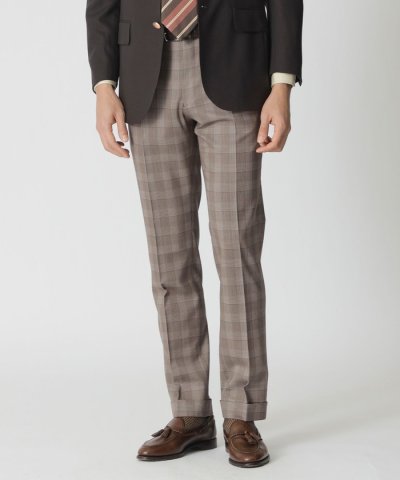 【BAKER】グレナカートチェックトラウザーズ