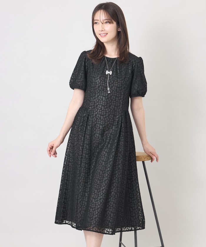 シフォンカットジャカード ワンピース(505622467)｜阪急百貨店公式通販