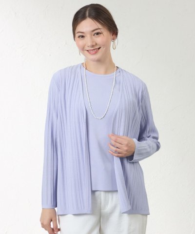 ドライレーヨンストレッチ 着流しカーディガン