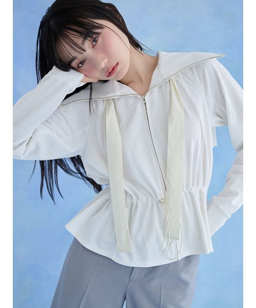 WEB限定/LUMISHADE】サンバイザー付きUVカットパーカー(508776240