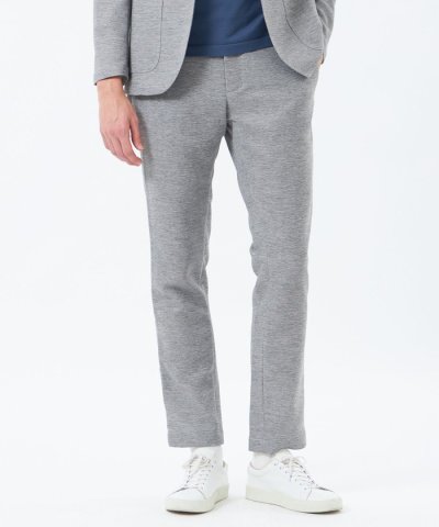 テーラードジャージーパンツ 杢カラミストレッチ