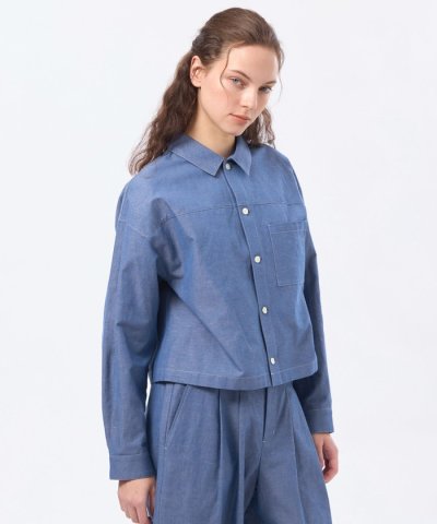 ハケメコットンリネンジャケット