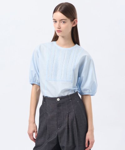 フロントレースブラウス