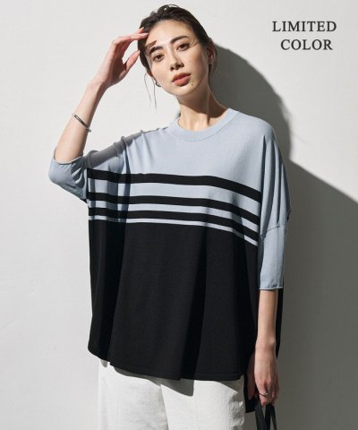 【WEB限定カラーあり】VIS/NYハイゲージ プルオーバーニット