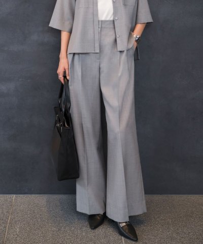 ドライクールトロ クロスタックワイドパンツ