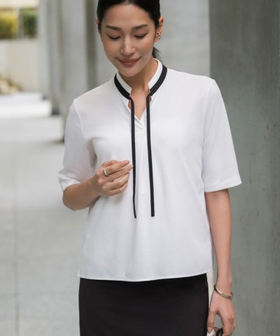 スパンプラチナムジョーゼット ナロータイカットソー