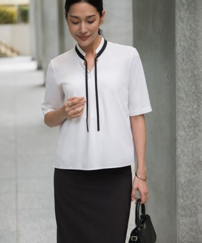 スパンプラチナムジョーゼット ナロータイカットソー