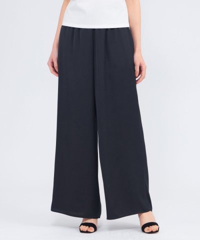 【WEB＆一部店舗限定】サテンワイドパンツ