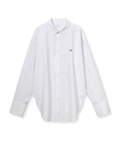 カーブヘム釦ダウンオーバーシャツ