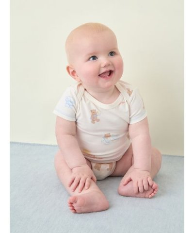 【BABY】アイスクリームベア柄ボディスーツ