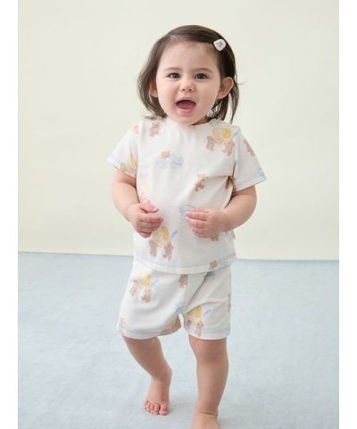 【BABY】【接触冷感】アイスクリームベア柄ショートパンツ