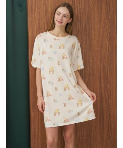 アイスクリームベア柄ワンピース