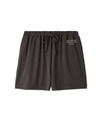 【接触冷感】レーヨンロゴショートパンツ