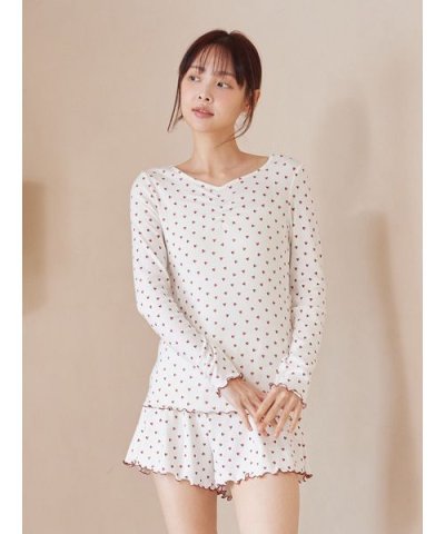 針抜きハート柄ショートパンツ