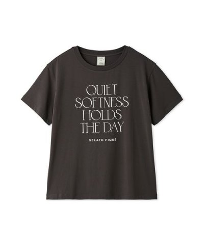 【接触冷感】レーヨンロゴTシャツ