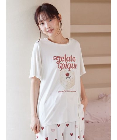 【接触冷感】ケーキワンポイントTシャツ