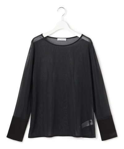 【WEB＆一部店舗限定】SheerSerika ボートネックプルオーバー