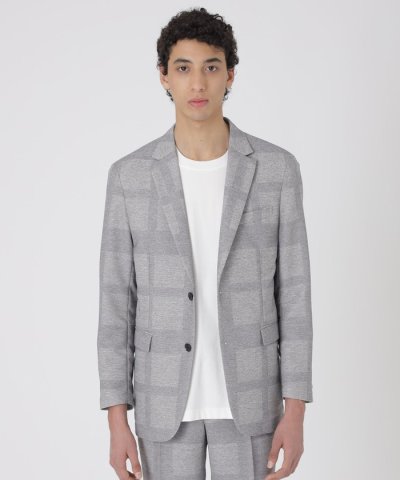 シャドーチェックカラミジャケット