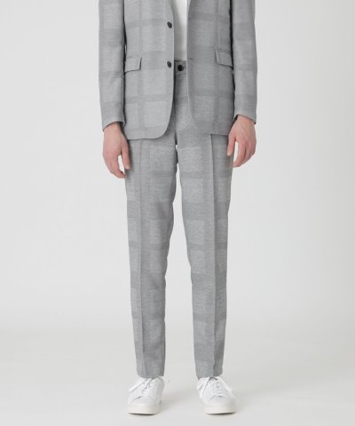 シャドーチェックカラミトラウザーズ